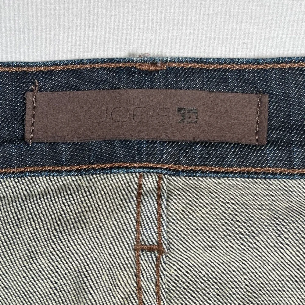 Joe's Jeans Mens 36 Brixton Straight Narrow Distressed Blue Dark Wash Denim